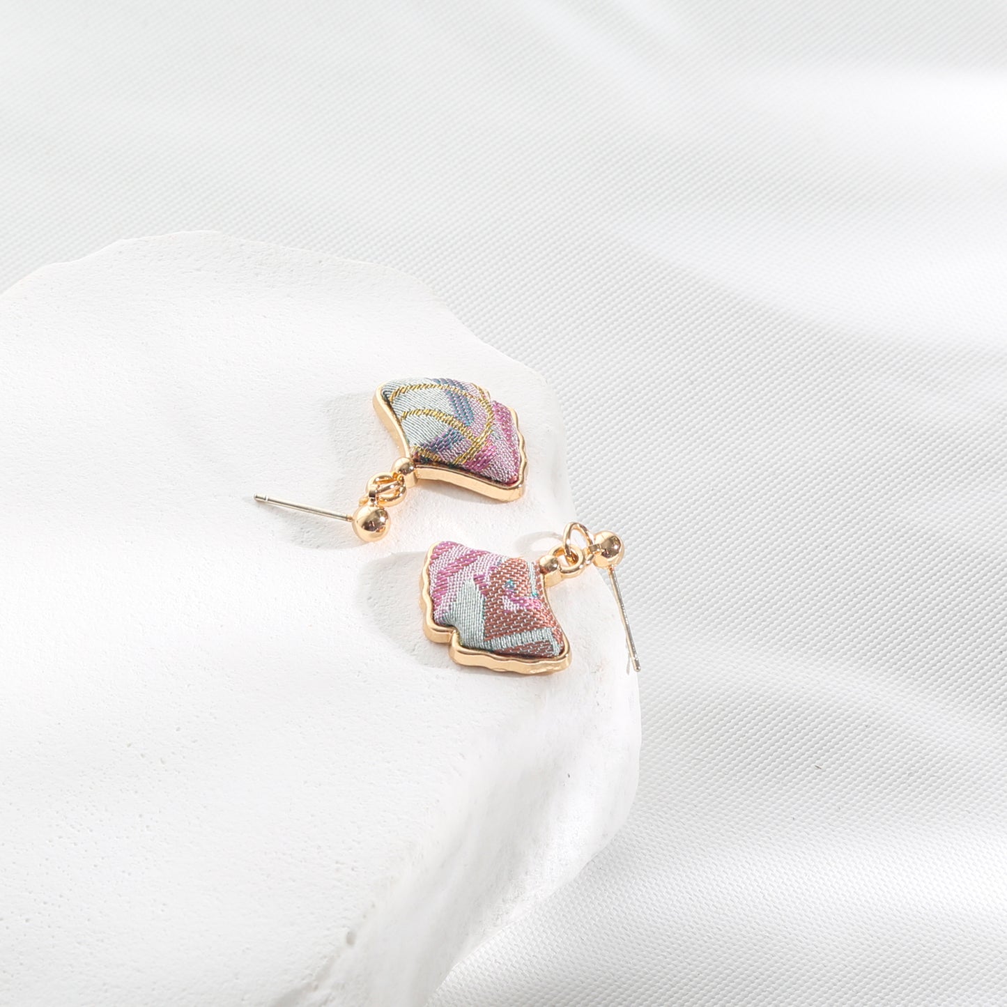 Handmade Brocade Earrings