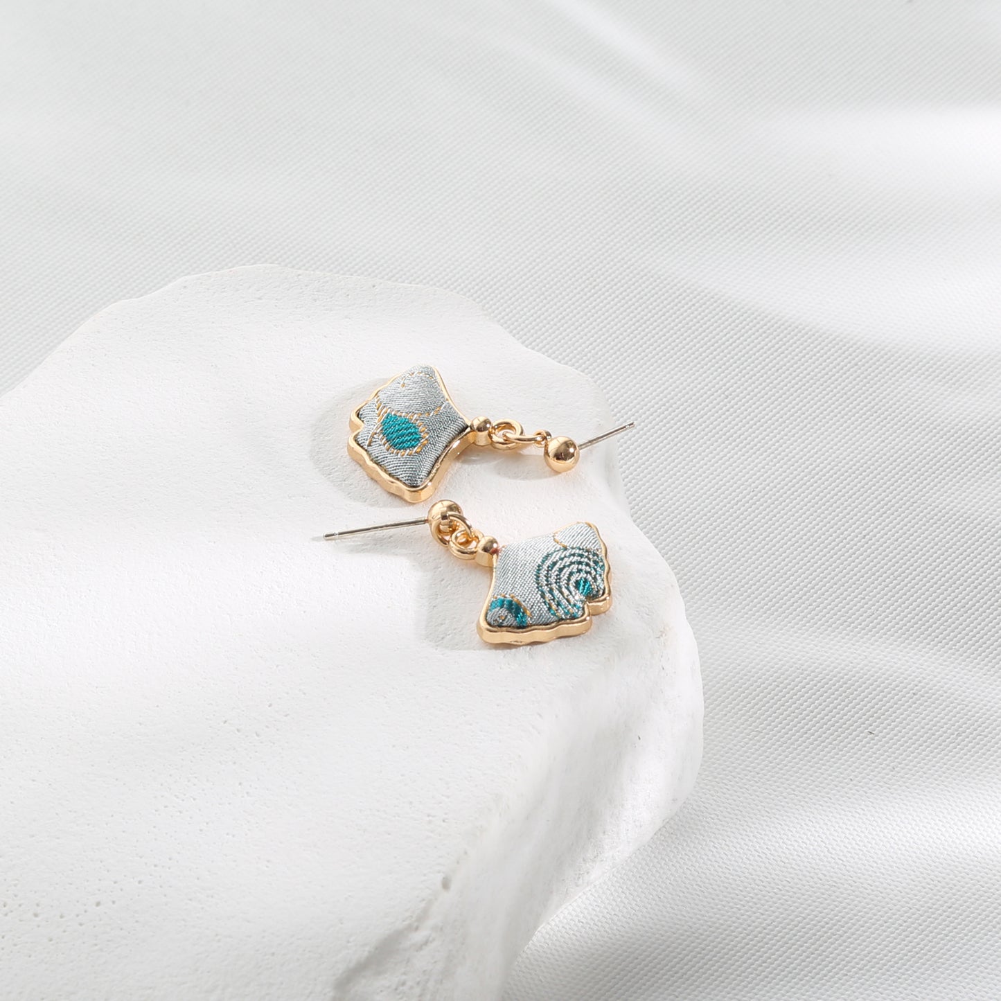 Handmade Brocade Earrings