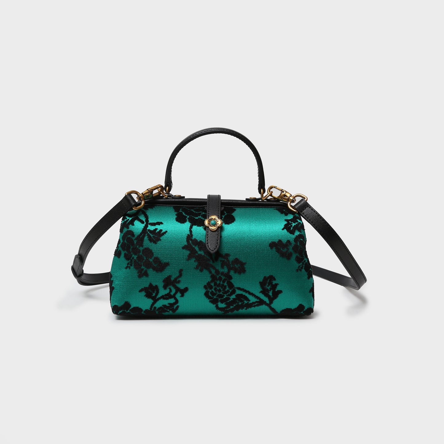 Artisanal Zhangrong Velvet Handbag