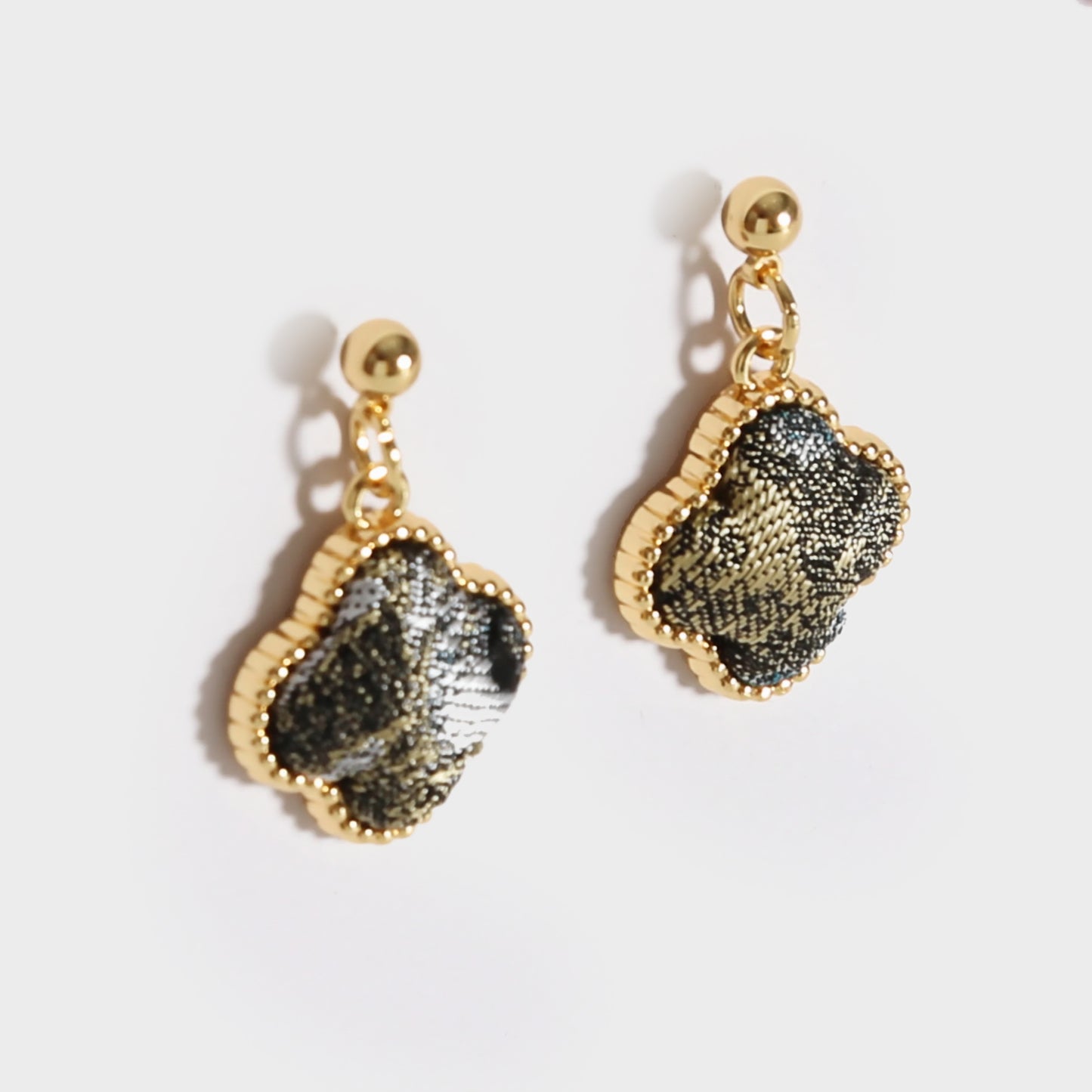 Handmade Brocade Earrings