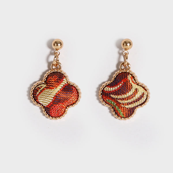 Handmade Brocade Earrings