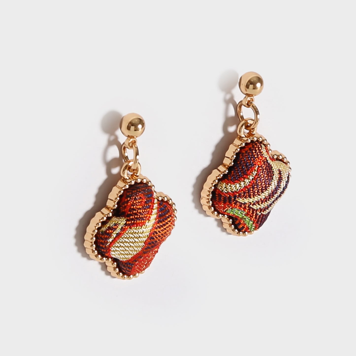 Handmade Brocade Earrings