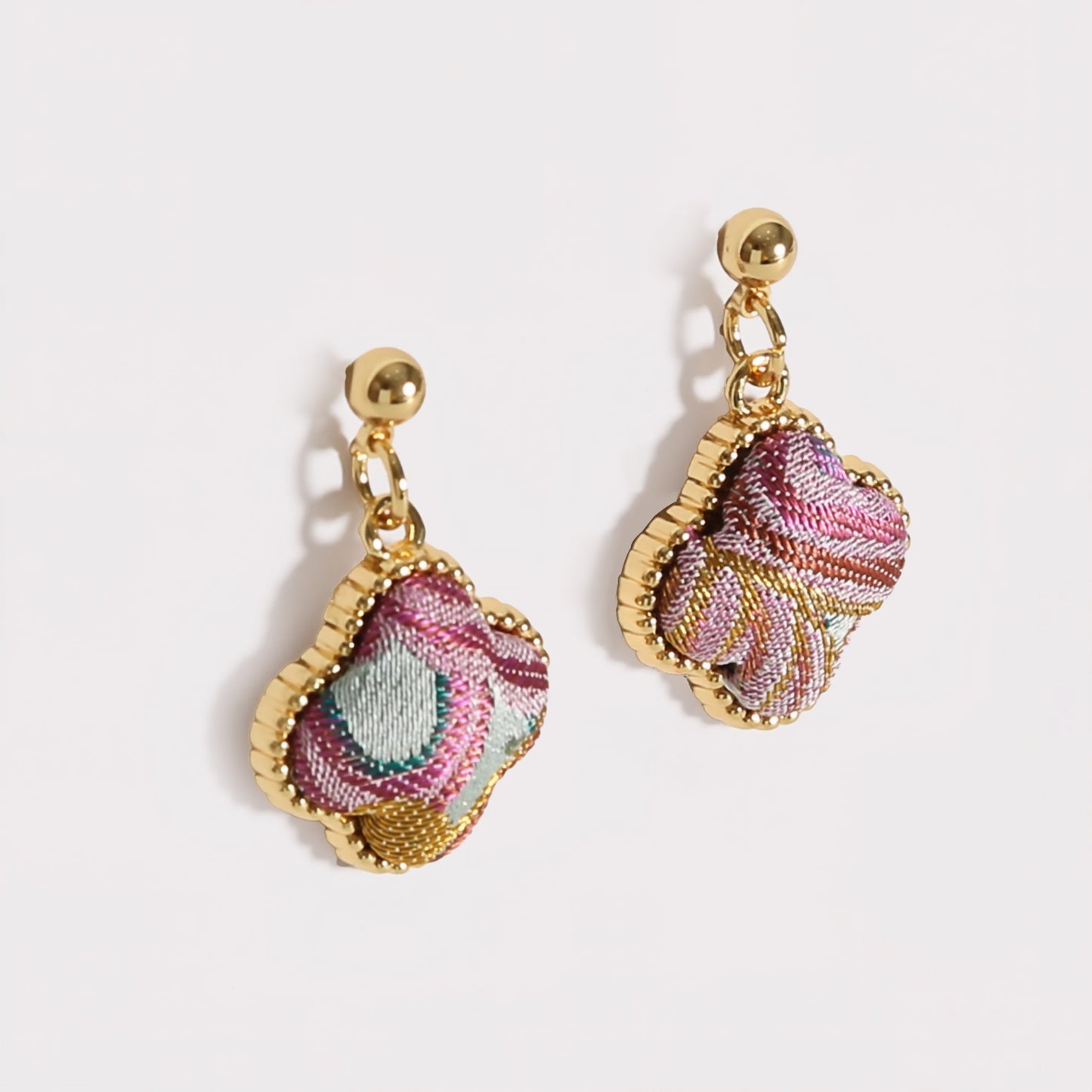 Handmade Brocade Earrings