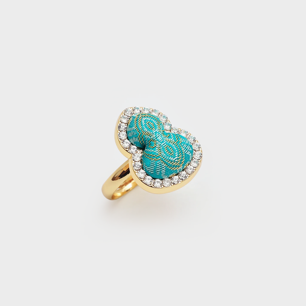 Aqua Green Elegant Ring
