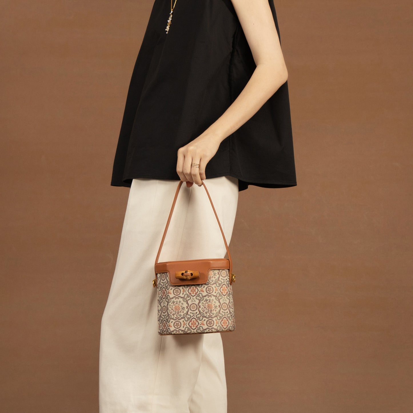 Mulberry Silk lucky bucket bag & Song Brocade Clutch Bag