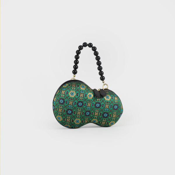 mulberry silk evening tote bag