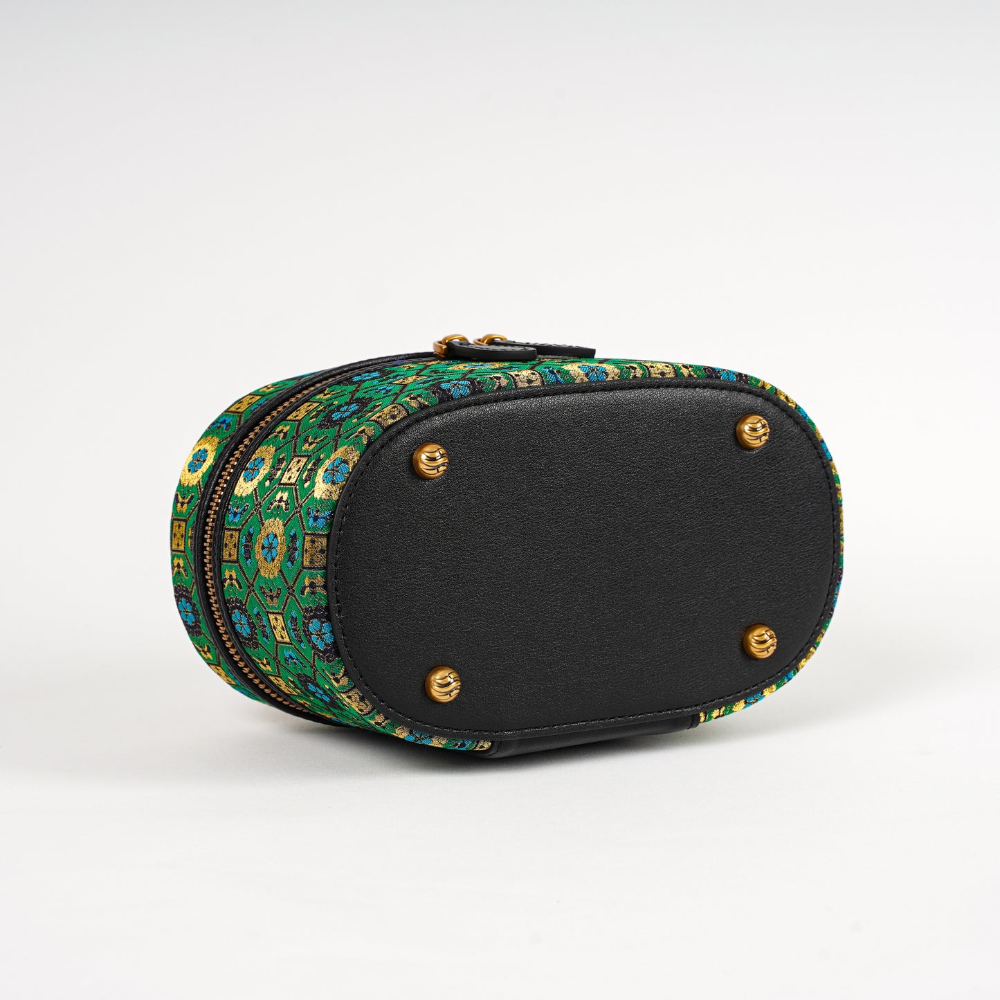 Mulberry Silk & Shu Brocade Treasure Box Clutch Bag – Elegant Evening Crossbody Purse