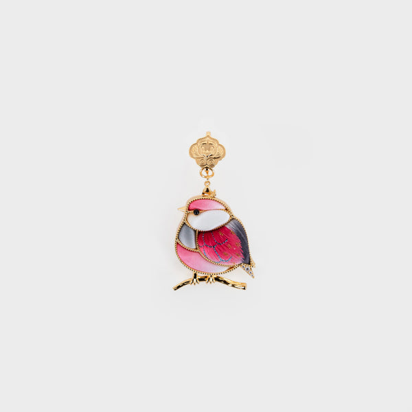 Elegant Handmade Bird Brooch