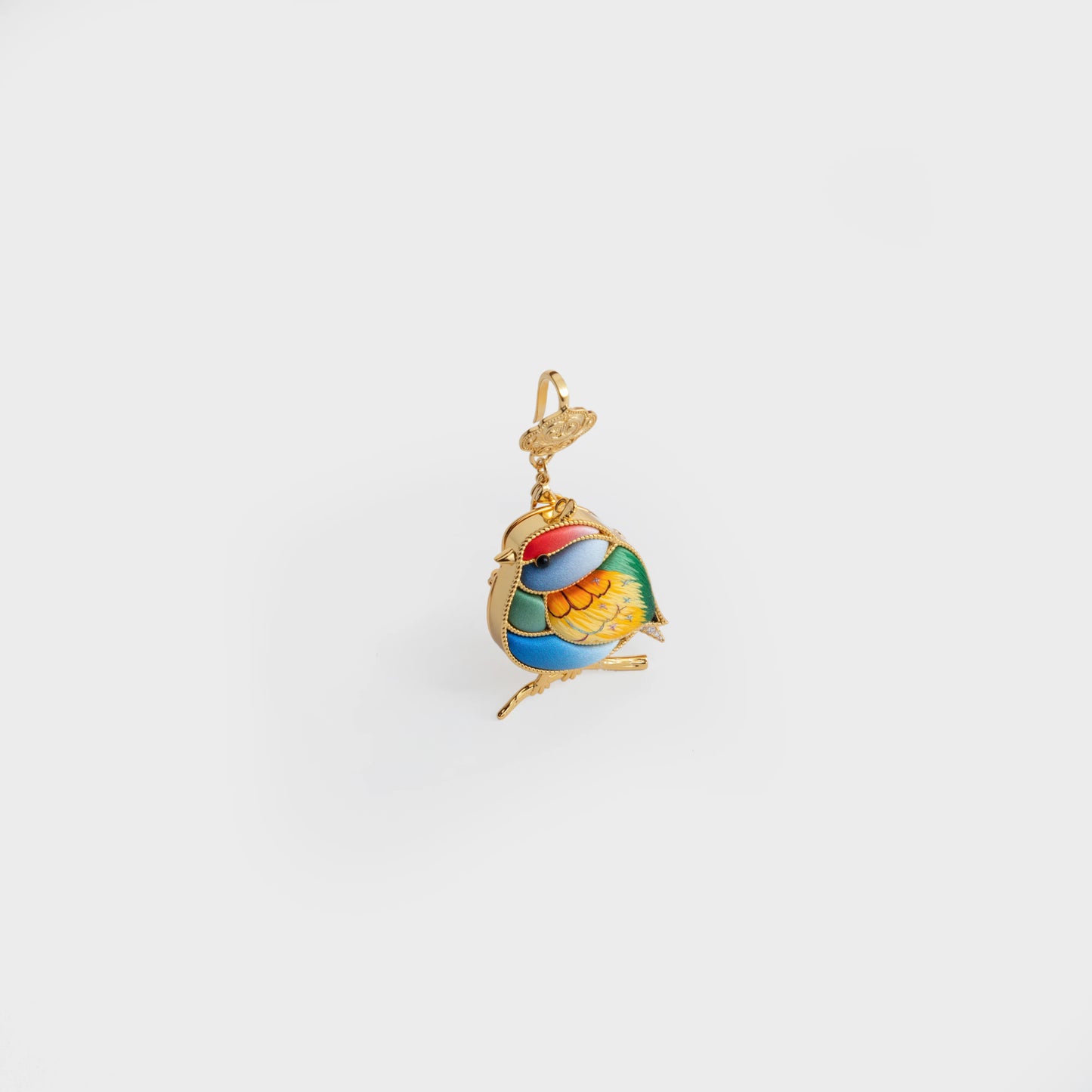 Elegant Handmade Bird Brooch