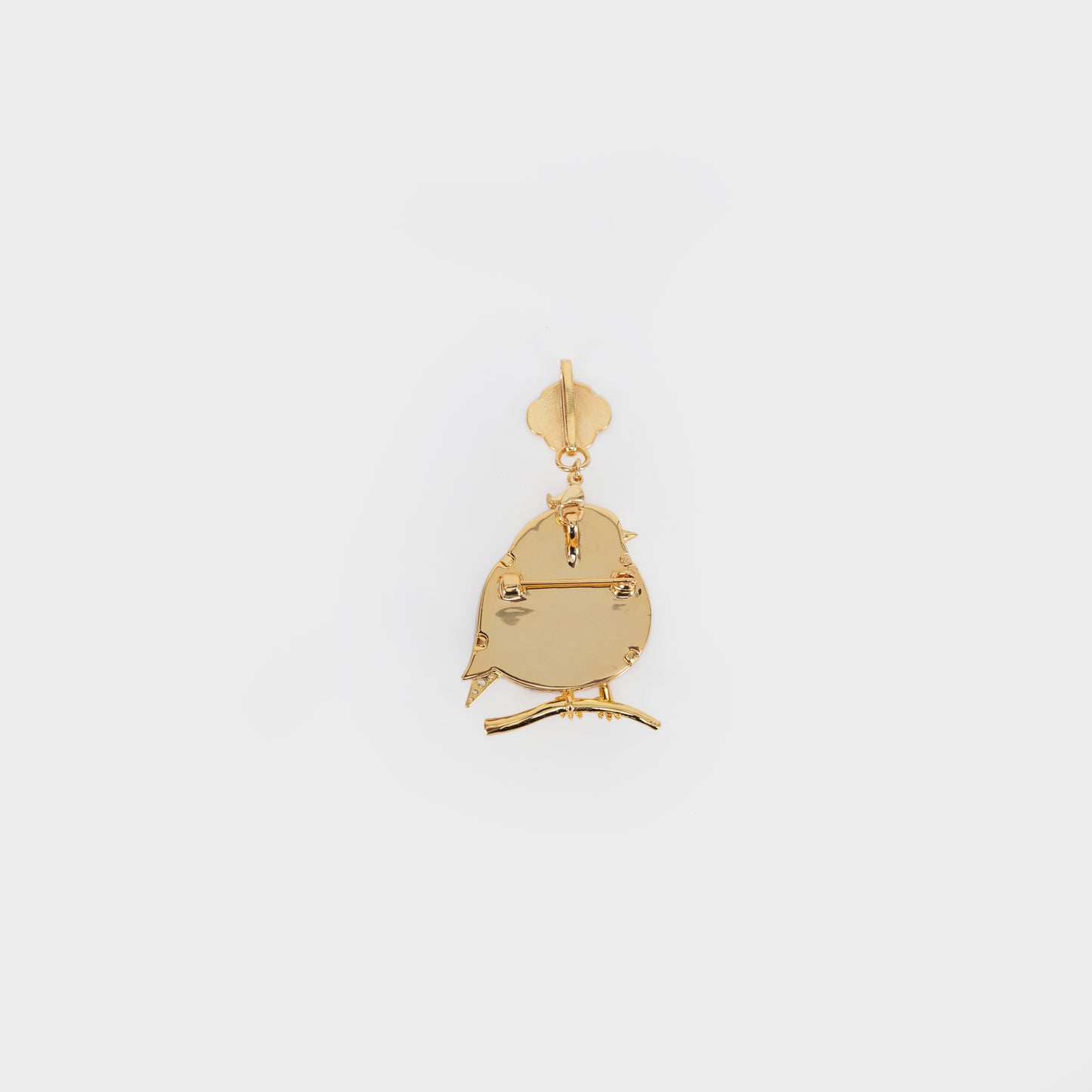 Elegant Handmade Bird Brooch