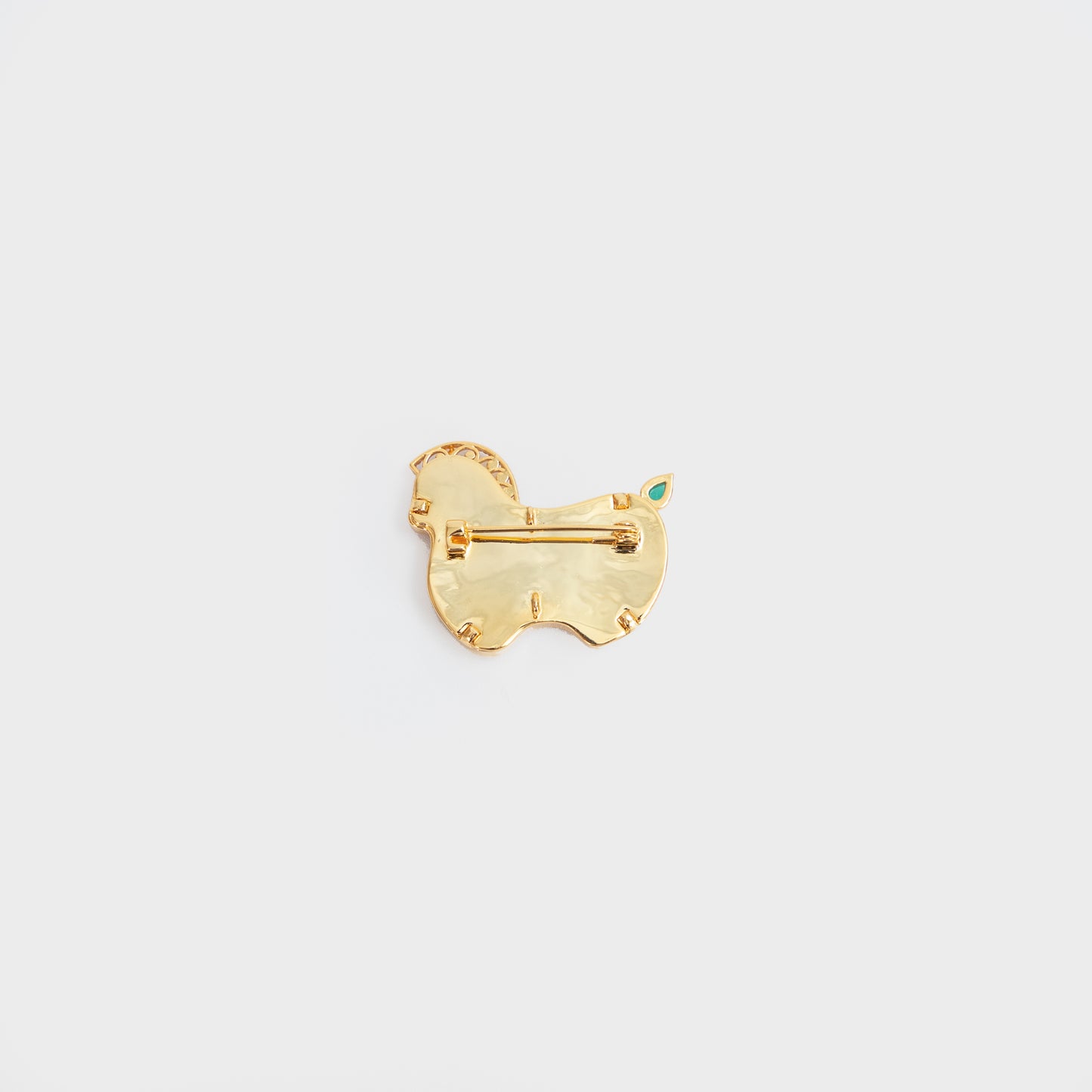 Handmade horse brooch
