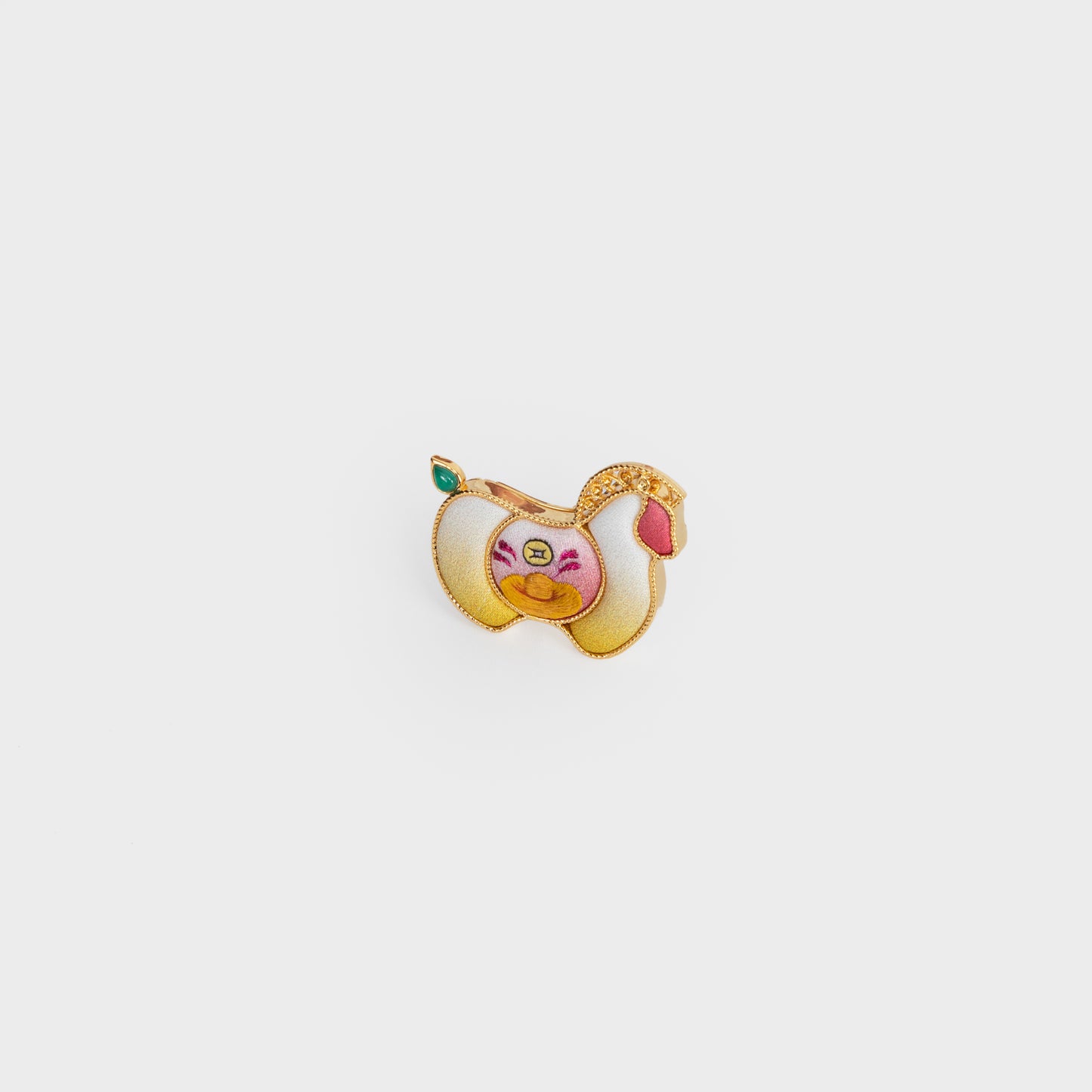 Handmade horse brooch