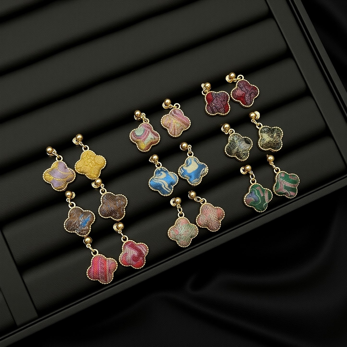 clover leaf earrings