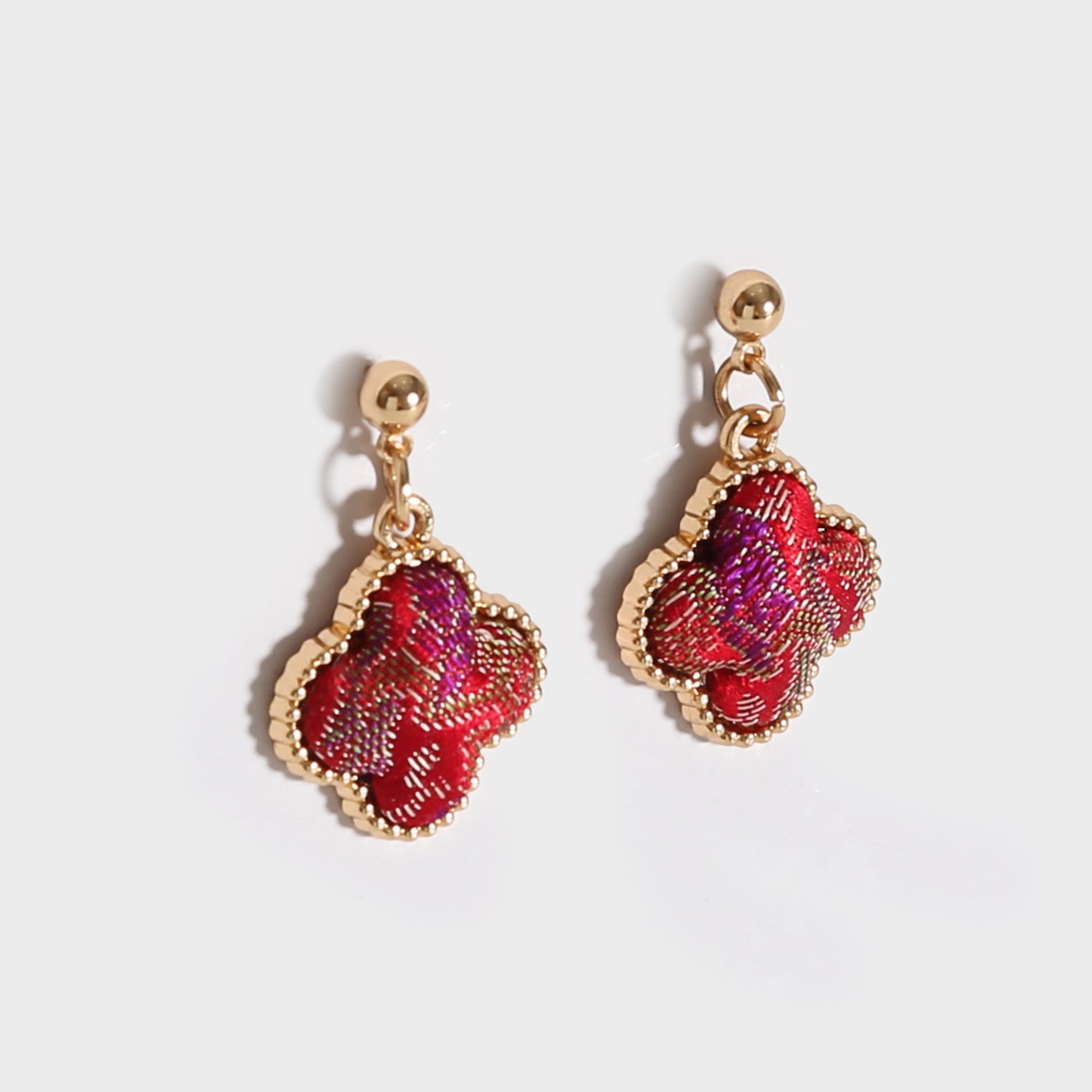 Handmade Brocade Earrings