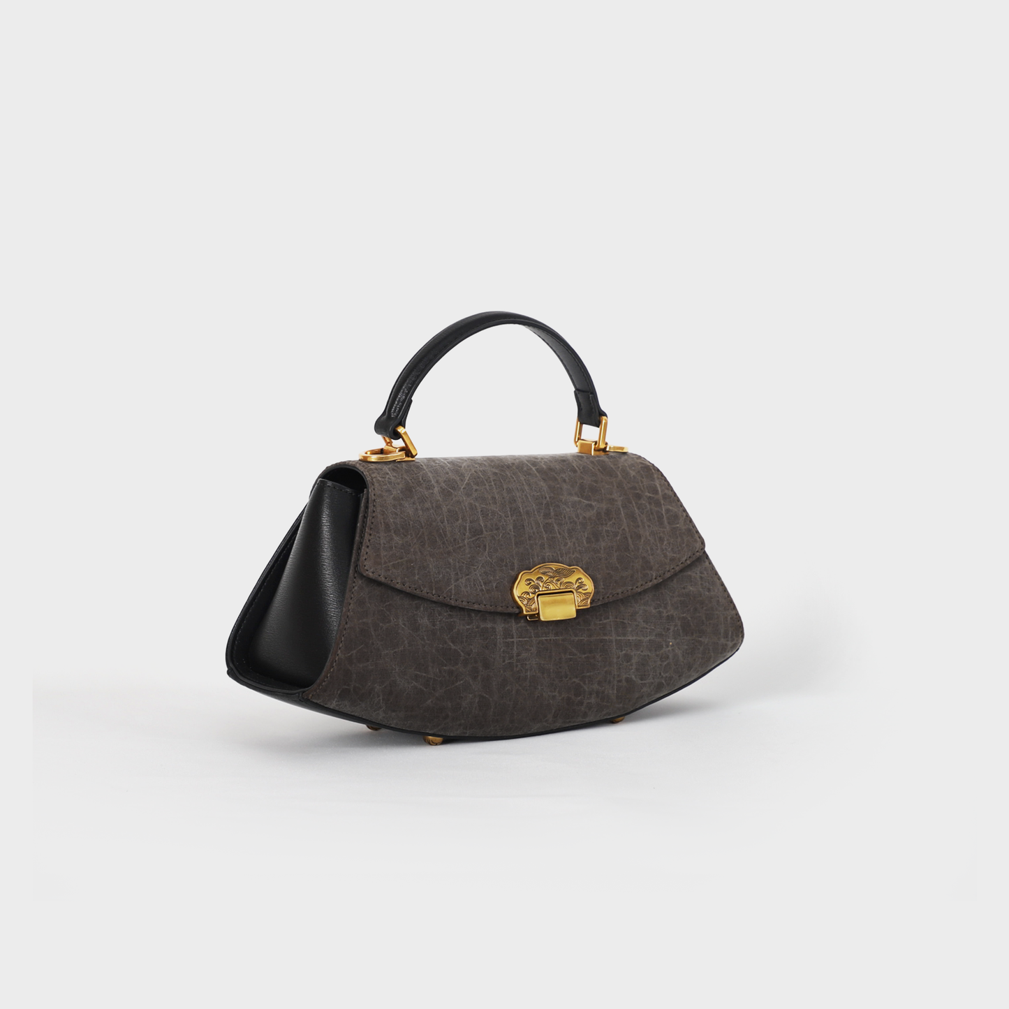 women grey crossbody handbag