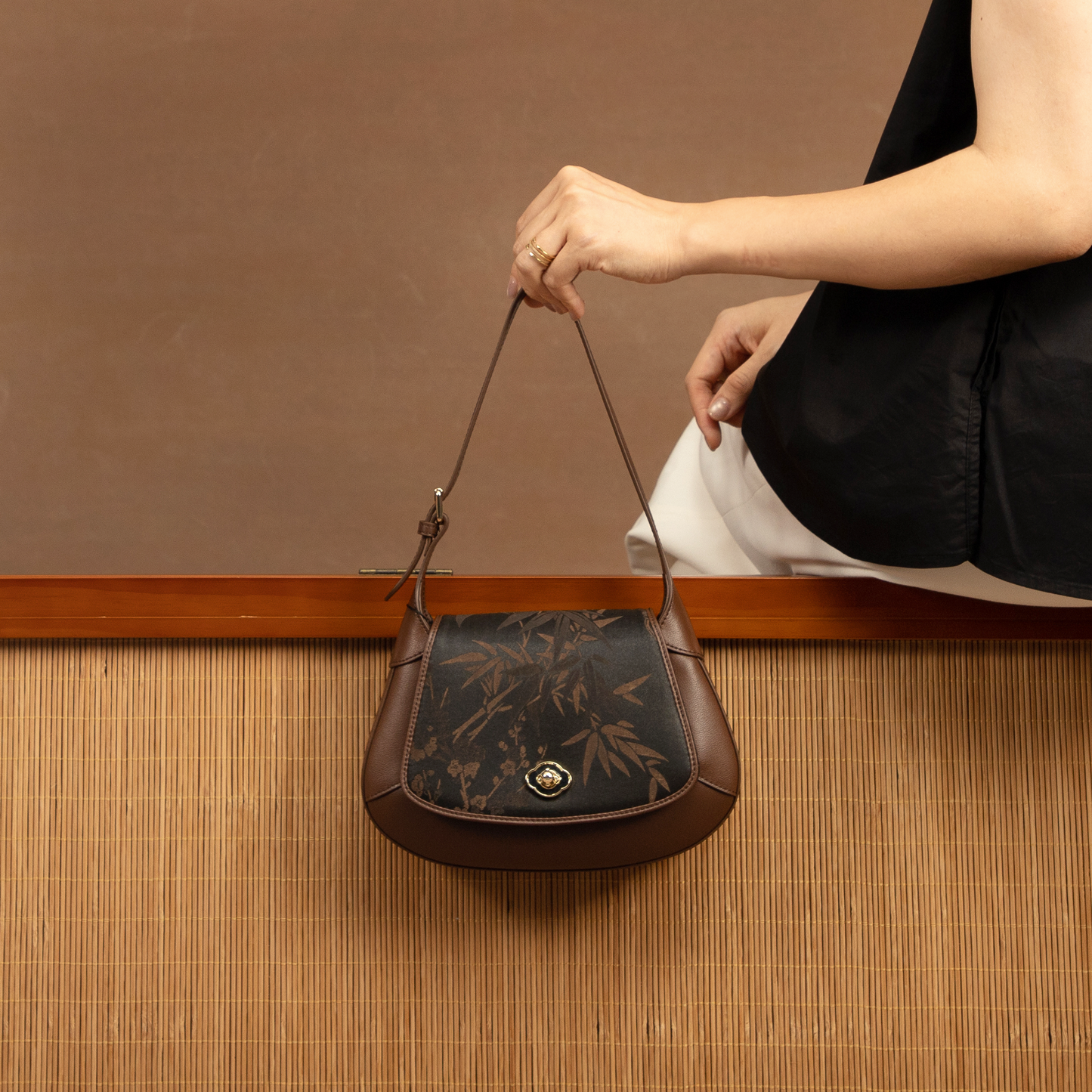 silk tote bag