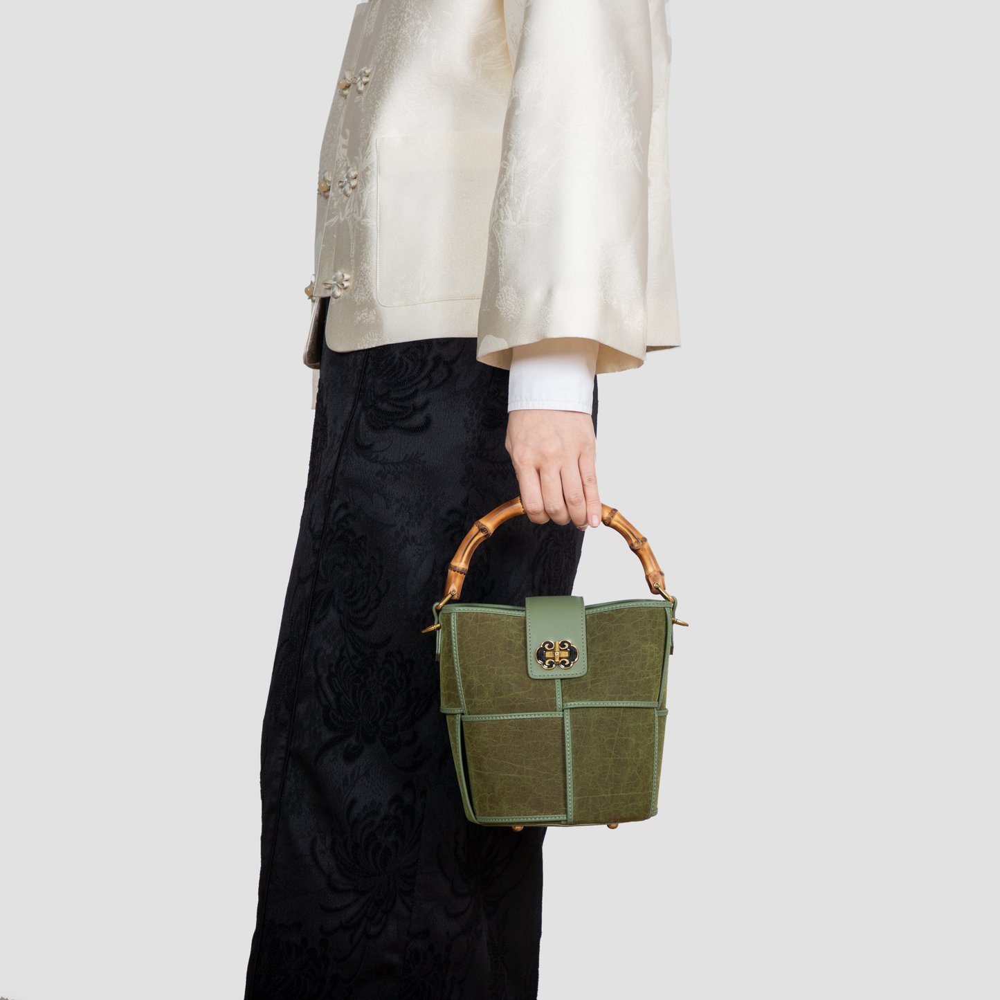 Xiangyunsha Bamboo Handbag