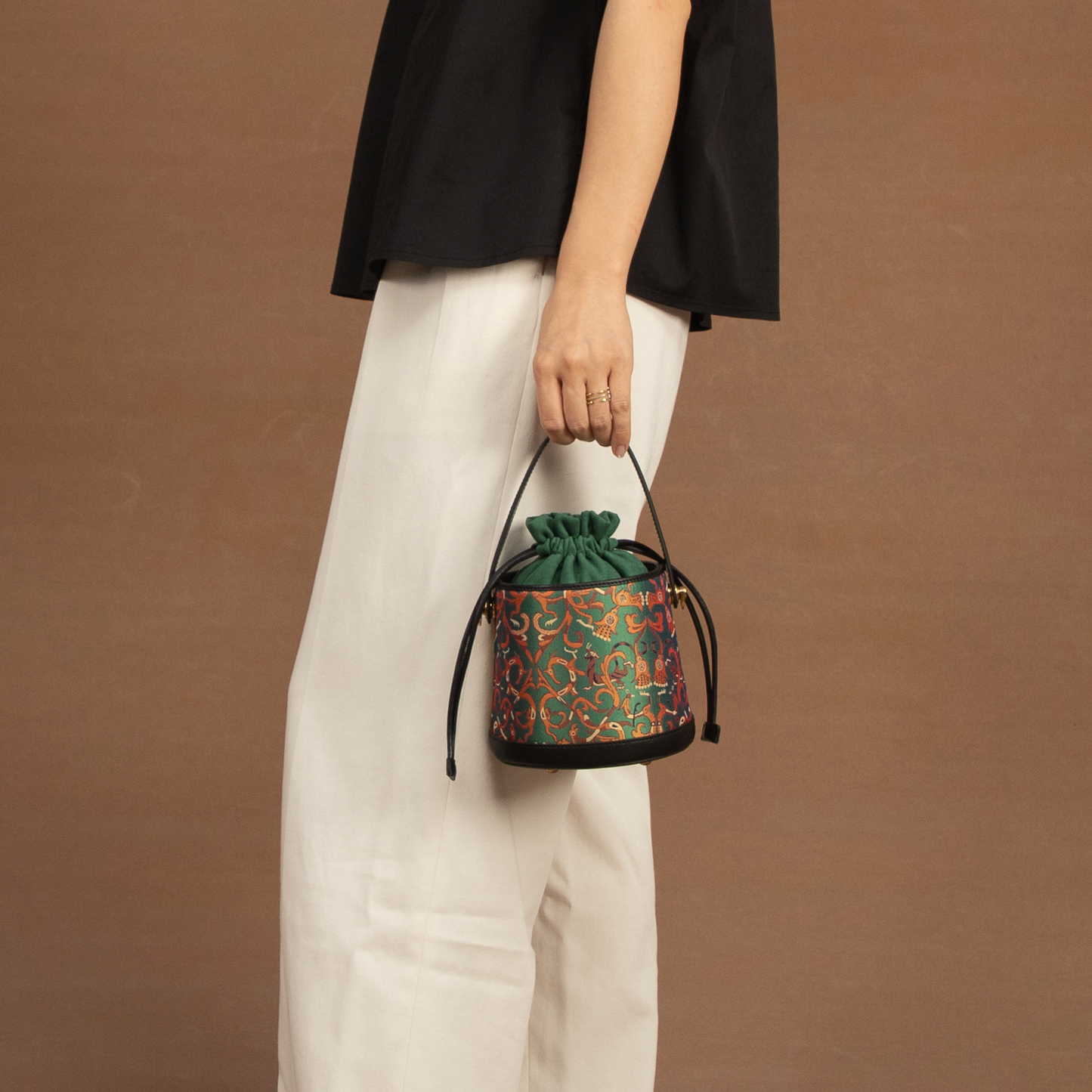 Lucky Silk&Shu Brocade Tote Bag