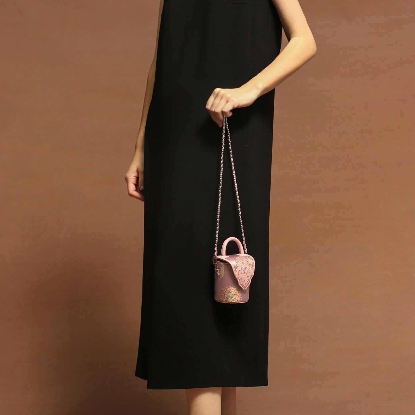 silk evening bag
