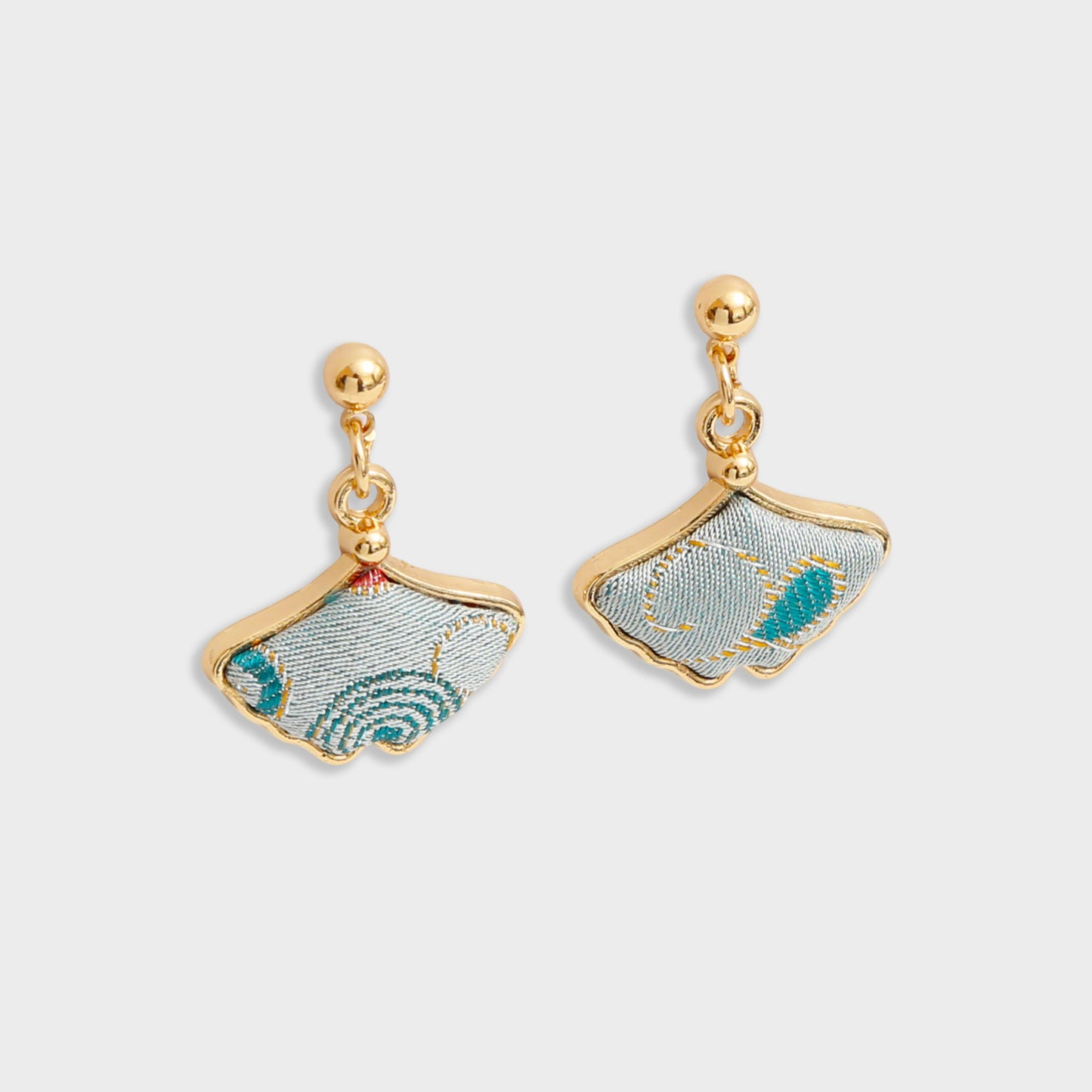 Handmade Brocade Earrings