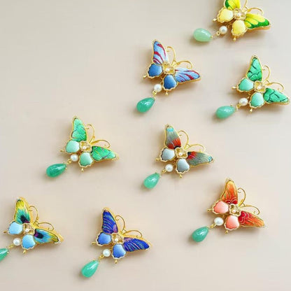 Butterfly Diamond - Night Jade Shadow