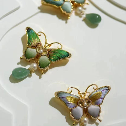 Butterfly Diamond - Night Jade Shadow