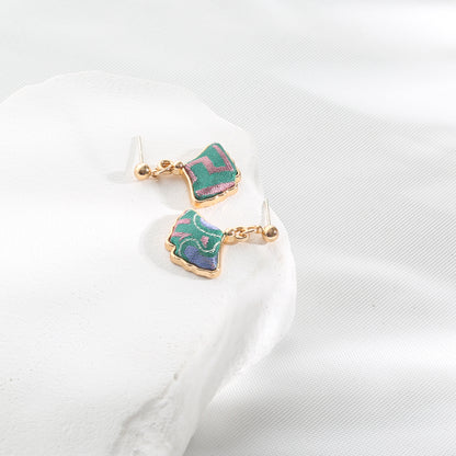 Handmade Brocade Earrings