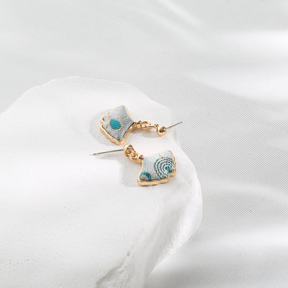 Handmade Brocade Earrings