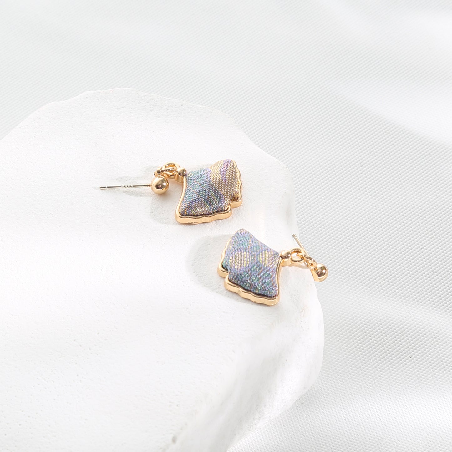 Handmade Brocade Earrings
