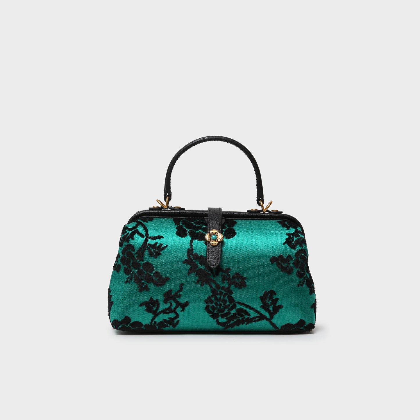 Artisanal Zhangrong Velvet Handbag