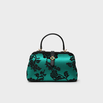 Artisanal Zhangrong Velvet Handbag
