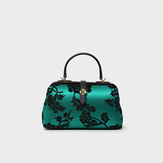 Artisanal Zhangrong Velvet Handbag