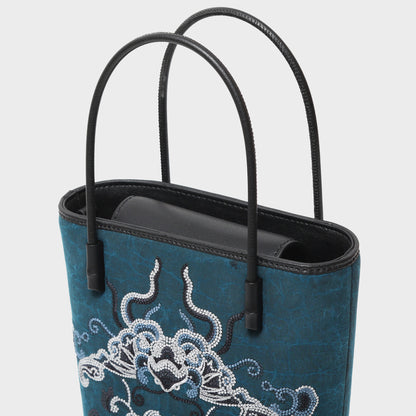 Artisanal Xiangyunsha Bucket Bag