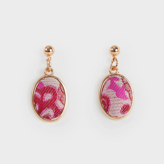 Handmade Earrings from Brocade Offcuts