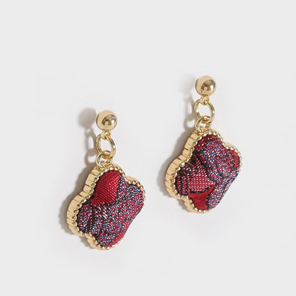 Handmade Brocade Earrings