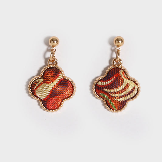 Handmade Brocade Earrings