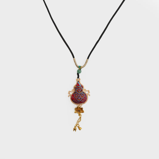 Red Artistic Necklace