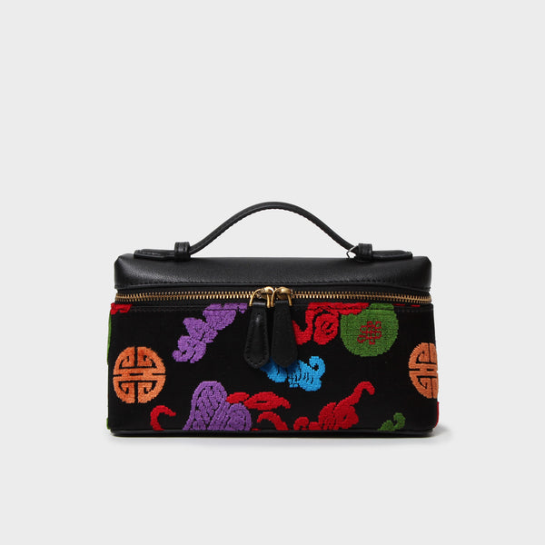 Artisanal Zhangrong Velvet Handbag