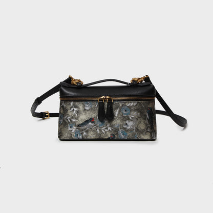 Artisanal Song Brocade Mini Box Bag