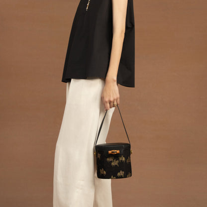 Classic Brocade Lucky Bucket Bag