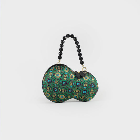 mulberry silk evening tote bag