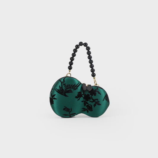 mulberry silk evening tote bag