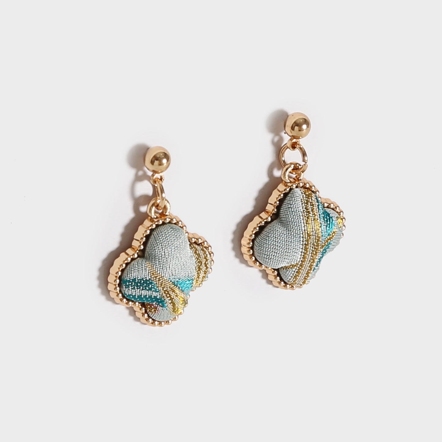 Handmade Brocade Earrings