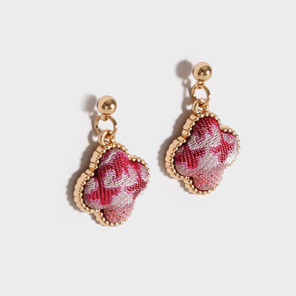 Handmade Brocade Earrings