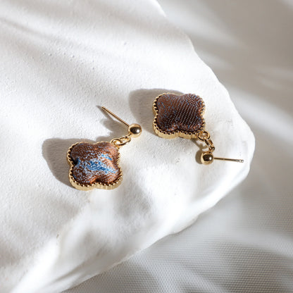 Handmade Brocade Earrings