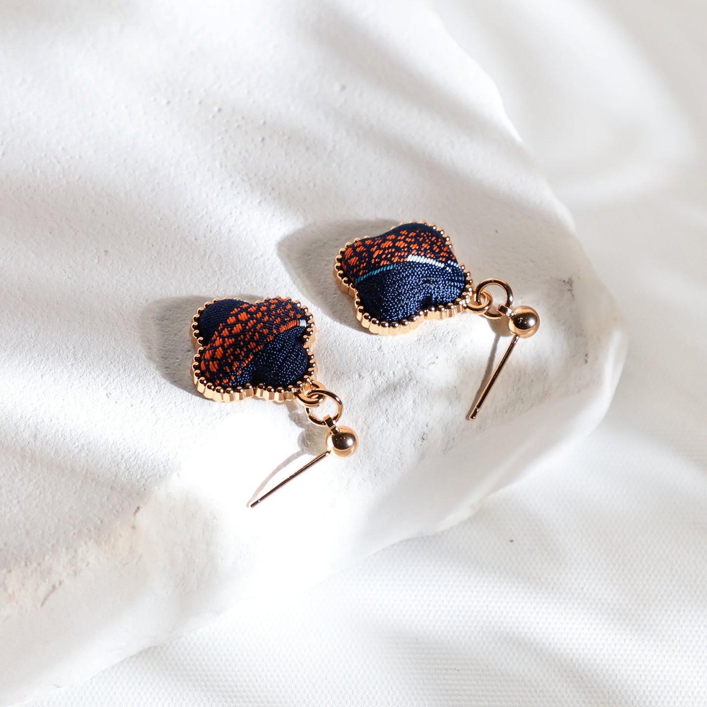 Handmade Brocade Earrings