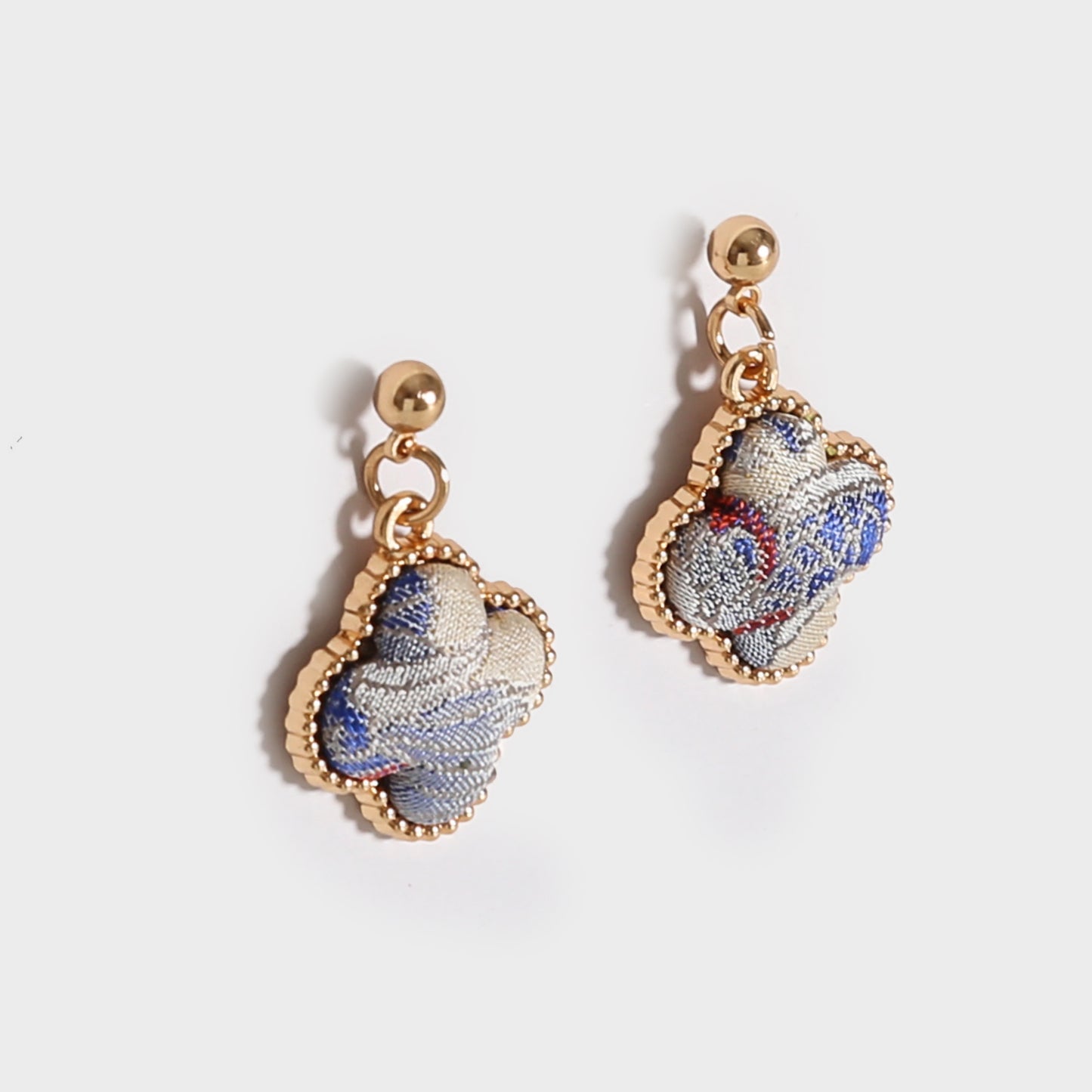 Handmade Brocade Earrings
