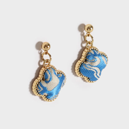Handmade Brocade Earrings