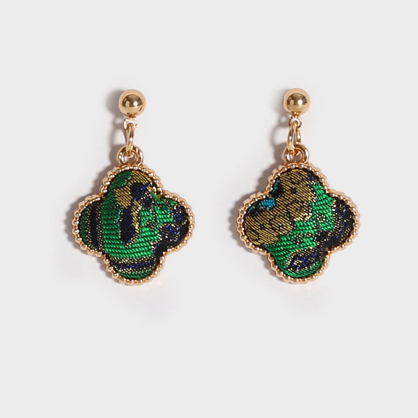 Handmade Brocade Earrings