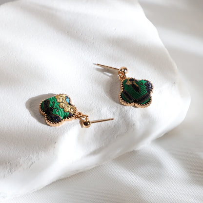 Handmade Brocade Earrings